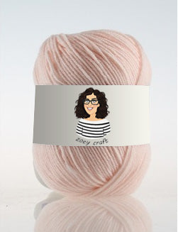Pink series 3ply 100% Acrylic Yarns, 1.75 Oz (50g) 273 yd / 250 m 3ply