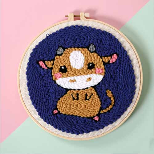 Chinese zodiac punch needle starter kits