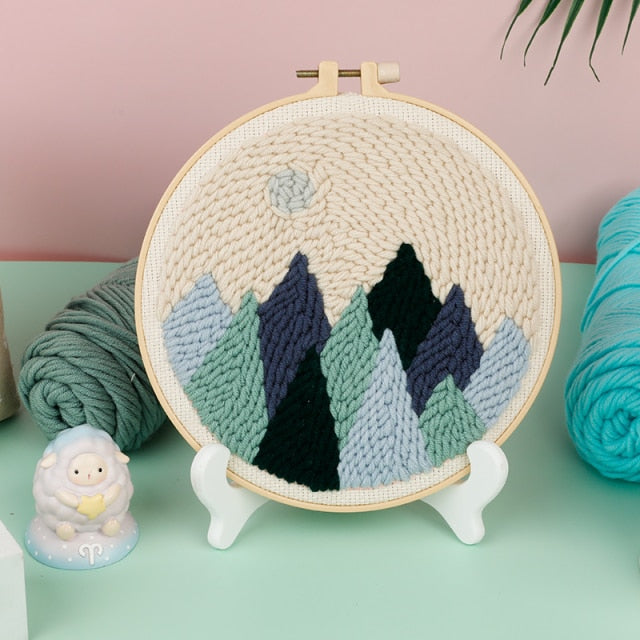 Beautiful Scenery Punch Needle Starter Kits