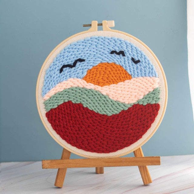 Beautiful Scenery Punch Needle Starter Kits