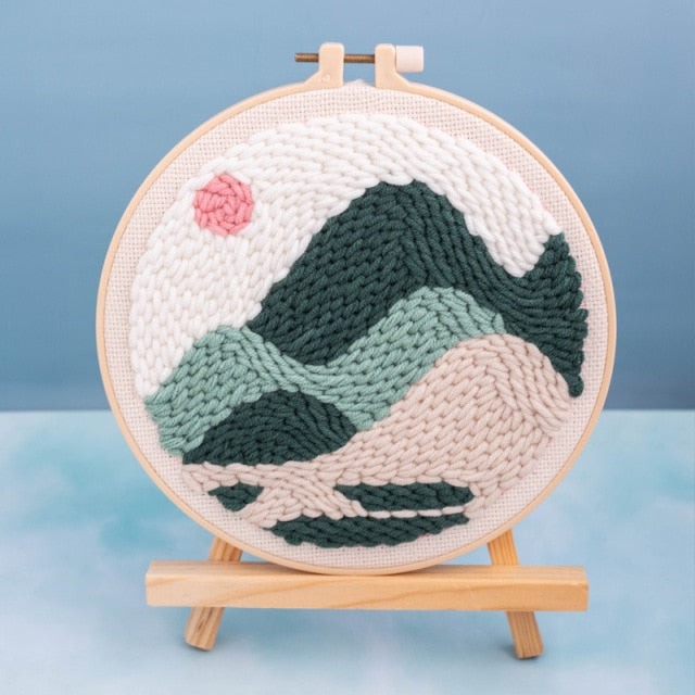 Beautiful Scenery Punch Needle Starter Kits