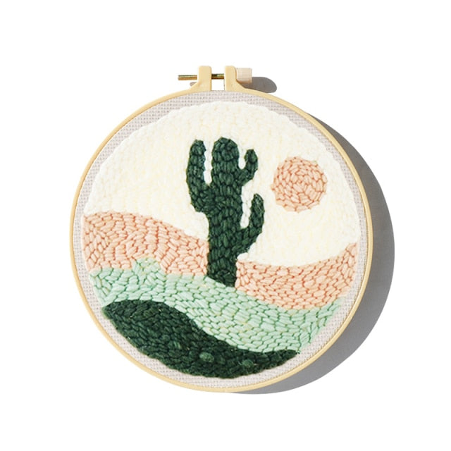 Beautiful Scenery Punch Needle Starter Kits