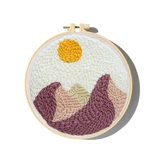 Beautiful Scenery Punch Needle Starter Kits