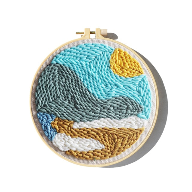 Beautiful Scenery Punch Needle Starter Kits