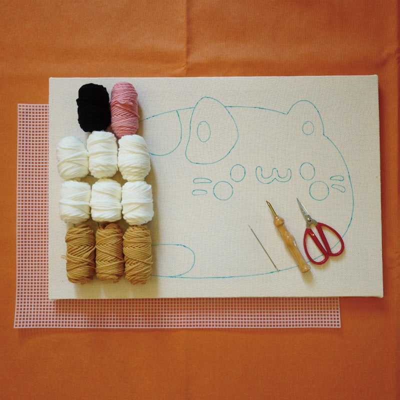 Punch Needle Rug Original Design-cat