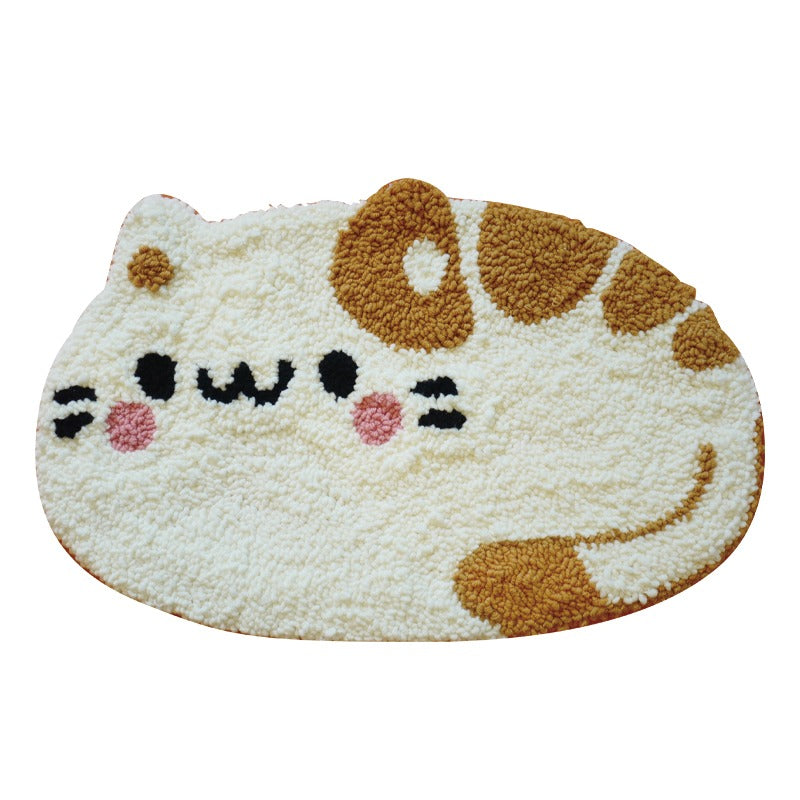 Punch Needle Rug Original Design-cat