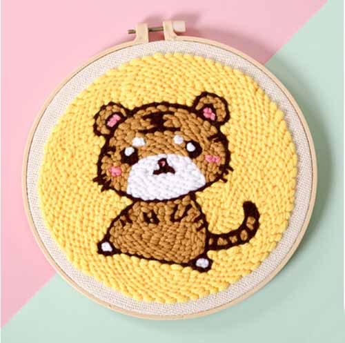 Chinese zodiac punch needle starter kits
