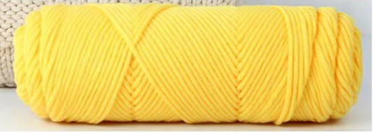Yellow series 8 Ply 100% Acrylic Yarns,3.5 oz/100 gm,120 yd/110 m, 8 PLY