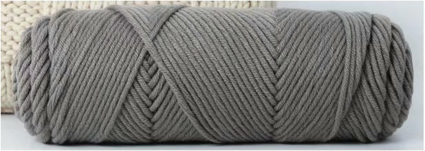 Gray series 8 Ply 100% Acrylic Yarns,3.5 oz/100 gm,120 yd/110 m, 8 PLY