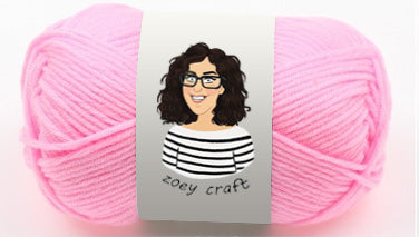 Pink series 5ply 100% Acrylic Yarns, 1.75 Oz (50g) 115 meters/ 125 yards 5ply