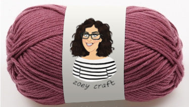 Pink series 5ply 100% Acrylic Yarns, 1.75 Oz (50g) 115 meters/ 125 yards 5ply