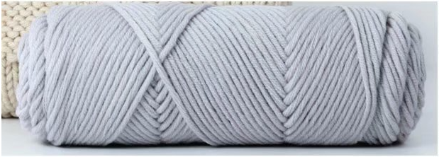 Gray series 8 Ply 100% Acrylic Yarns,3.5 oz/100 gm,120 yd/110 m, 8 PLY