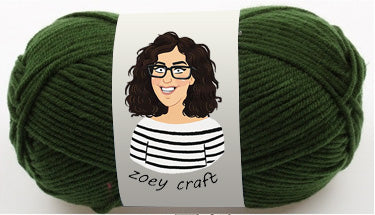 Green series 5ply 100% Acrylic Yarns, 1.75 Oz (50g) 115 meters/ 125 yards 5ply