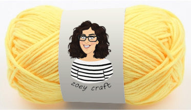Yellow series 5ply 100% Acrylic Yarns, 1.75 Oz (50g) 115 meters/ 125 yards 5ply