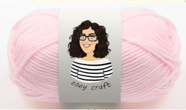 Pink series 5ply 100% Acrylic Yarns, 1.75 Oz (50g) 115 meters/ 125 yards 5ply