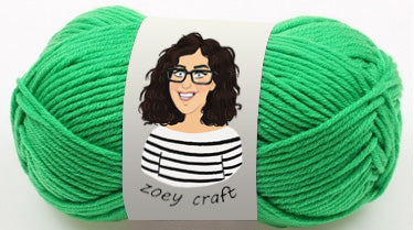 Green series 5ply 100% Acrylic Yarns, 1.75 Oz (50g) 115 meters/ 125 yards 5ply