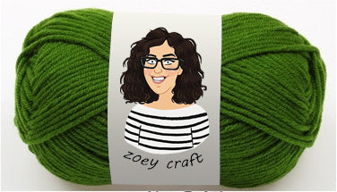 Green series 5ply 100% Acrylic Yarns, 1.75 Oz (50g) 115 meters/ 125 yards 5ply
