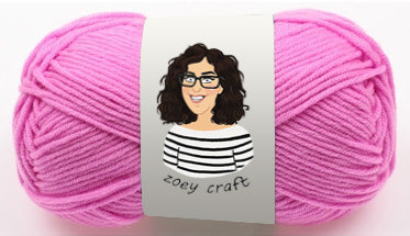 Pink series 5ply 100% Acrylic Yarns, 1.75 Oz (50g) 115 meters/ 125 yards 5ply