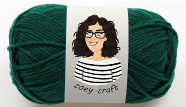 Green series 5ply 100% Acrylic Yarns, 1.75 Oz (50g) 115 meters/ 125 yards 5ply