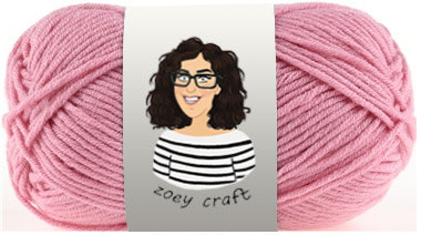 Pink series 5ply 100% Acrylic Yarns, 1.75 Oz (50g) 115 meters/ 125 yards 5ply