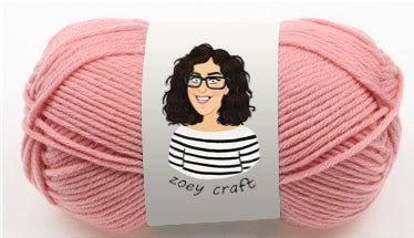 Pink series 5ply 100% Acrylic Yarns, 1.75 Oz (50g) 115 meters/ 125 yards 5ply